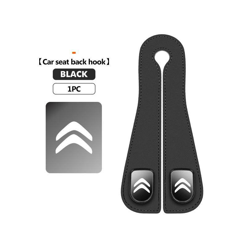 Car Seat Headrest Hook Leather Seat Back Purse Bag Hanger For Citroen C5 C1 C2 C6 C4L DS3 DS4 DS5 C-Elysee Grand Berlingo aiv256