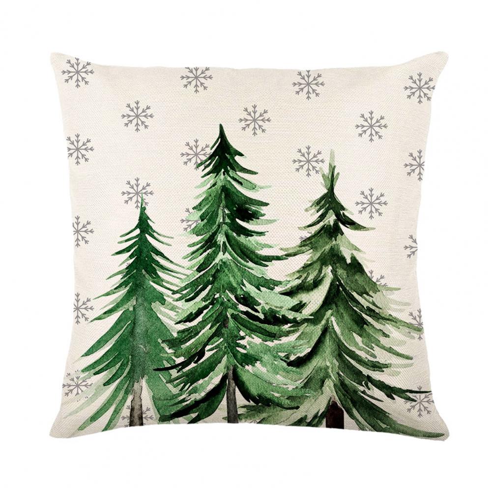 Cushion Cover Durable Pillow Cover Living Room Bedroom Cushion Cover Christmas Decoration