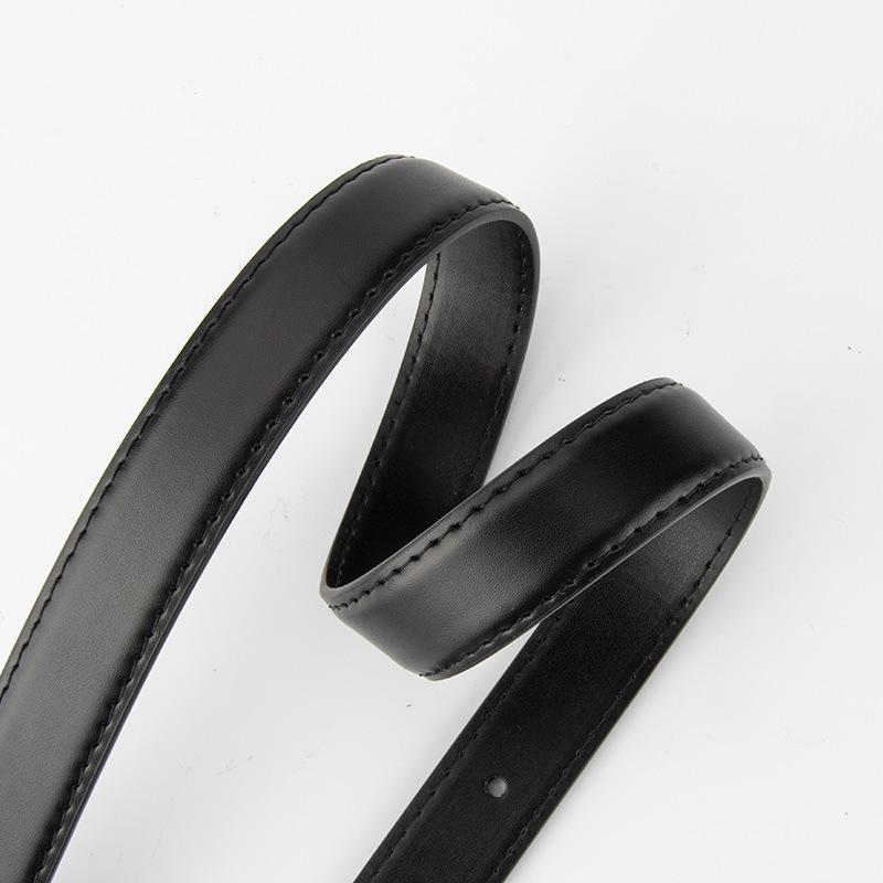 Belt Women's Genuine Leather Korean Version Douyin Belt Women's Young People Cowhide Belt