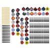14G Safety Darts Set with 12Pcs Darts Shaft42Pcs Flights100Pcs Tips Training Tool