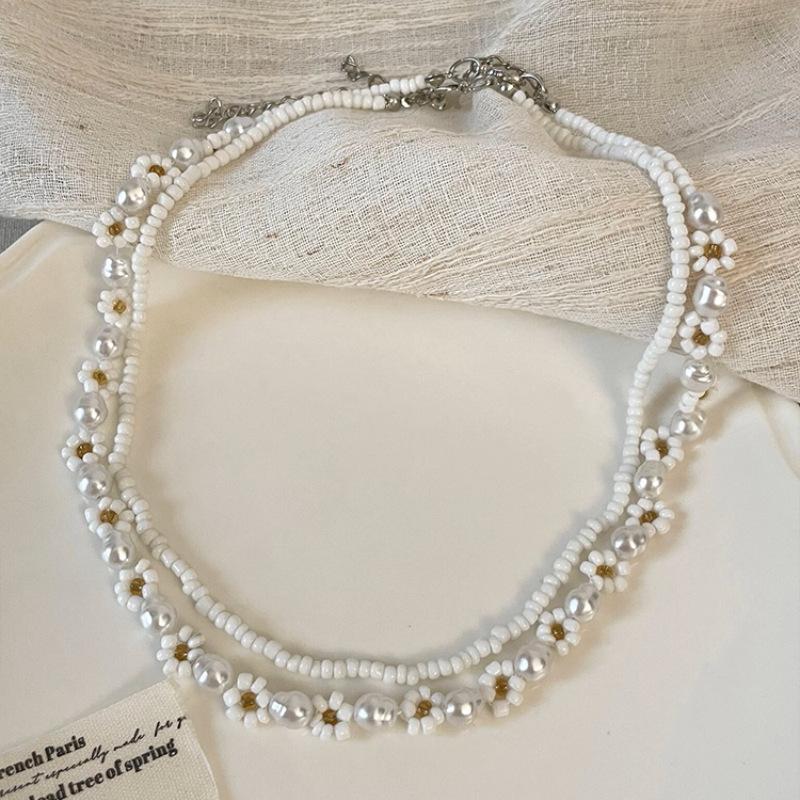 Vintage Daisy Pearl Dream Necklace