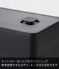 Yamazaki Jitsugyo 6904 Sealed Coffee Canister Filter Storage Case with Valve Black Filter Storage Case X X When Tower Refill Sealed Can Be