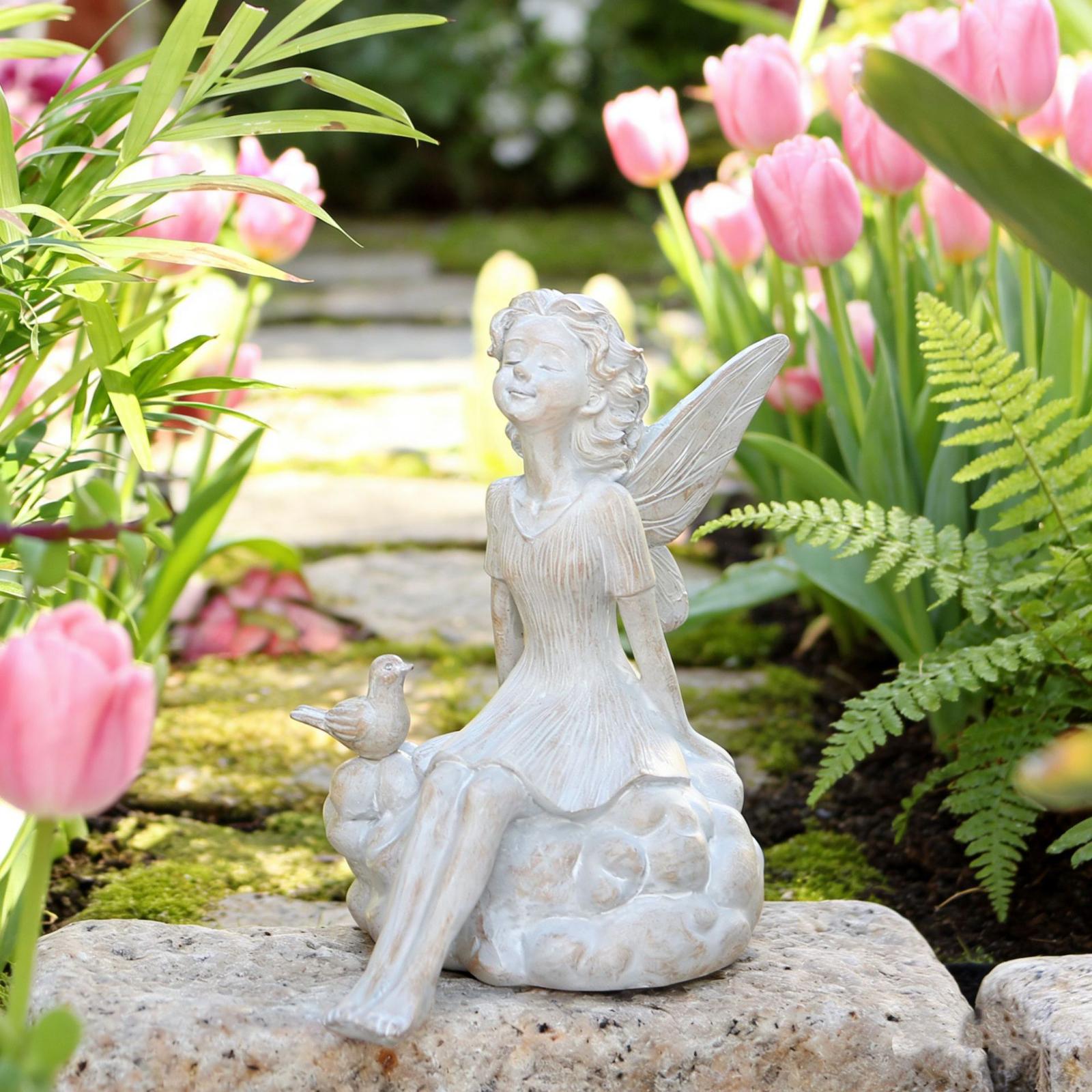 Цветочные феи цементного цвета, полимерное украшение One Size