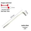 S2 Extended Ball Head Hex Key Wrench, High Strength Hardened 5mm/4mm Hexagonal Tool