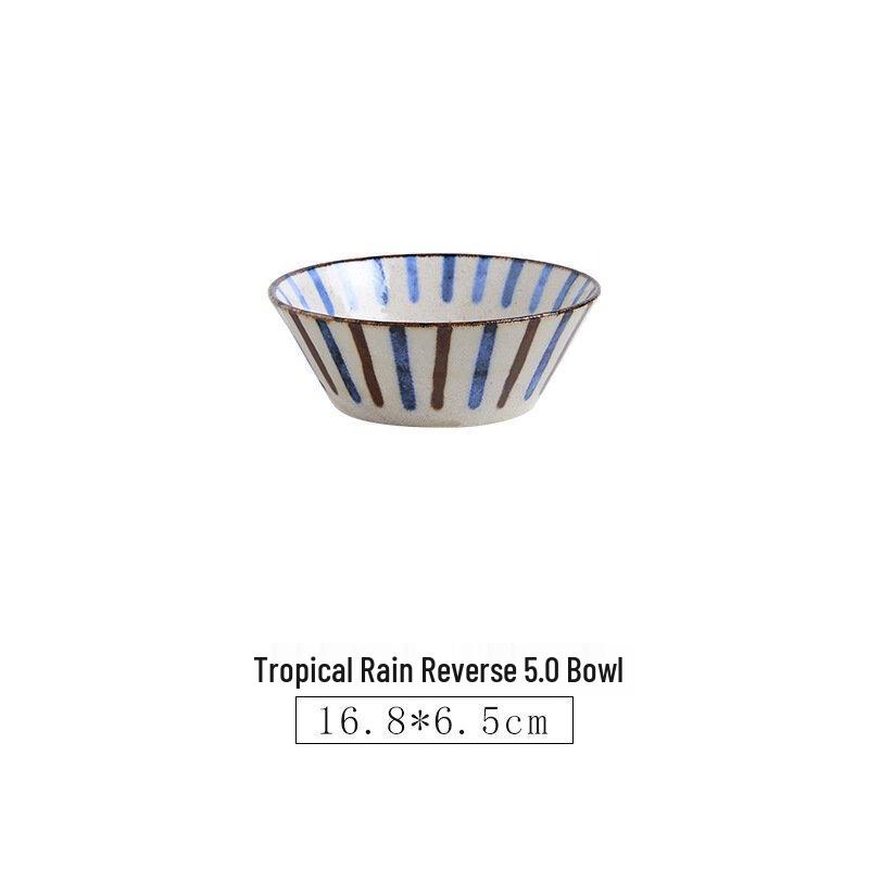 

ZISIZ Underglaze Ceramic Soup Bowl