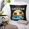 Fendt Caravan Essential Quadratische Kissenhülle Kissenbezug Kissen Reißverschluss Dekorativ Komfort Wurfkissen für Zuhause Wohnzimmer