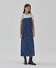 Rul And Y Denim Sleeveless Pocket Long Dress Indigo S6