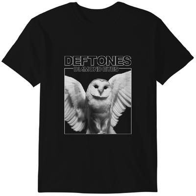 Deftone Tour Rockband Unisex T-Shirt, Deftone Merch, Diamond Eyes Album T-Shirt, Rockmusik Band T-Shirt, Rockband Musik T-Shirt Klassisches T-Shirt