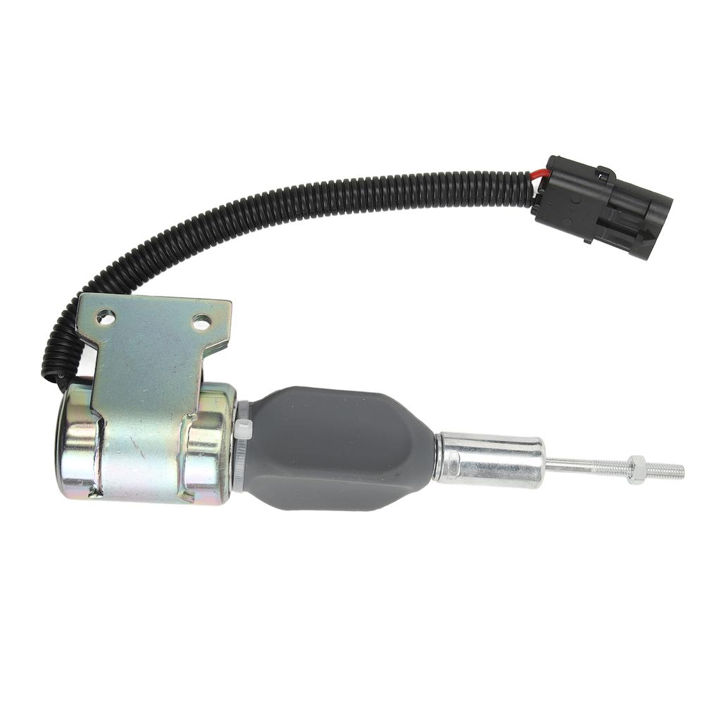 24V Engine Diesel Shut Off Solenoid 3932530 Fuel Shutdown Flameout Solenoid Replacement for Cummins
