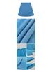 PINKEEN Blue Button-Up Knit Cardigan & Skirt Set for Women - Spring 2026, Whitened, Age-Reducing Style