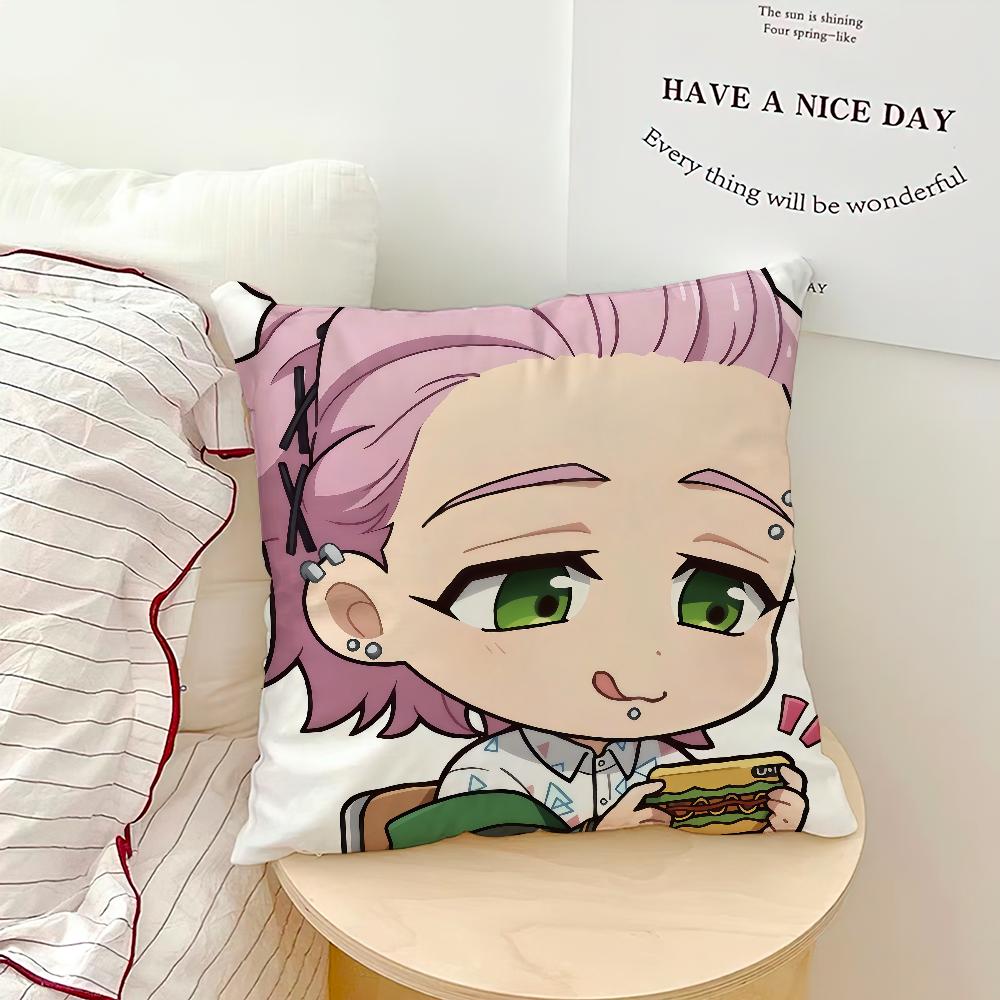 anime WIND B-BREAKER chibi S-Sakura Haruka Comfortable soft Pillow Case for Sofa Living Room Home office Decor Protective Covers