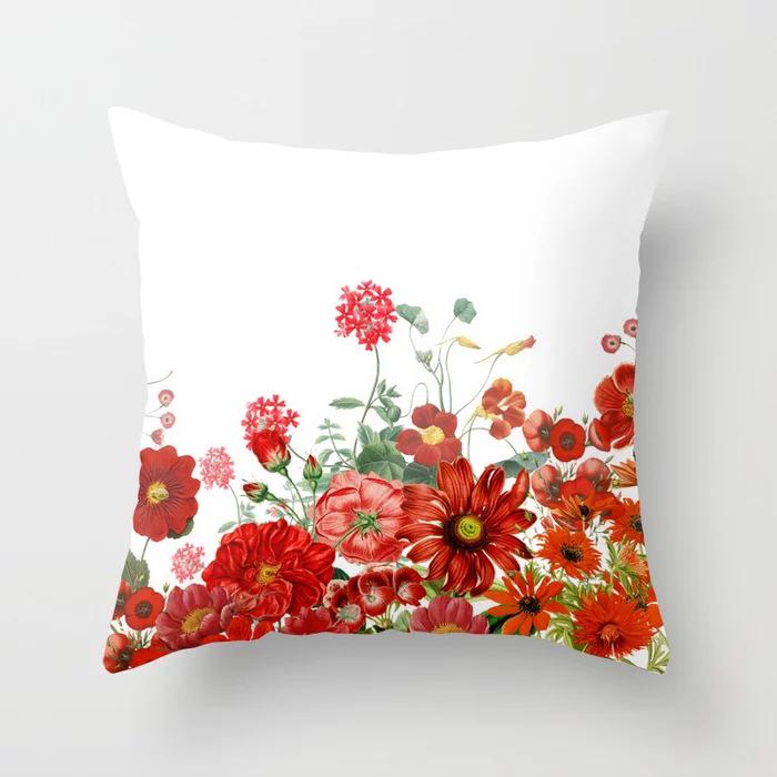 

Новая красная клетчатая наволочка Домашняя ткань Подушка для дивана Чехол для подушки 45*45cm