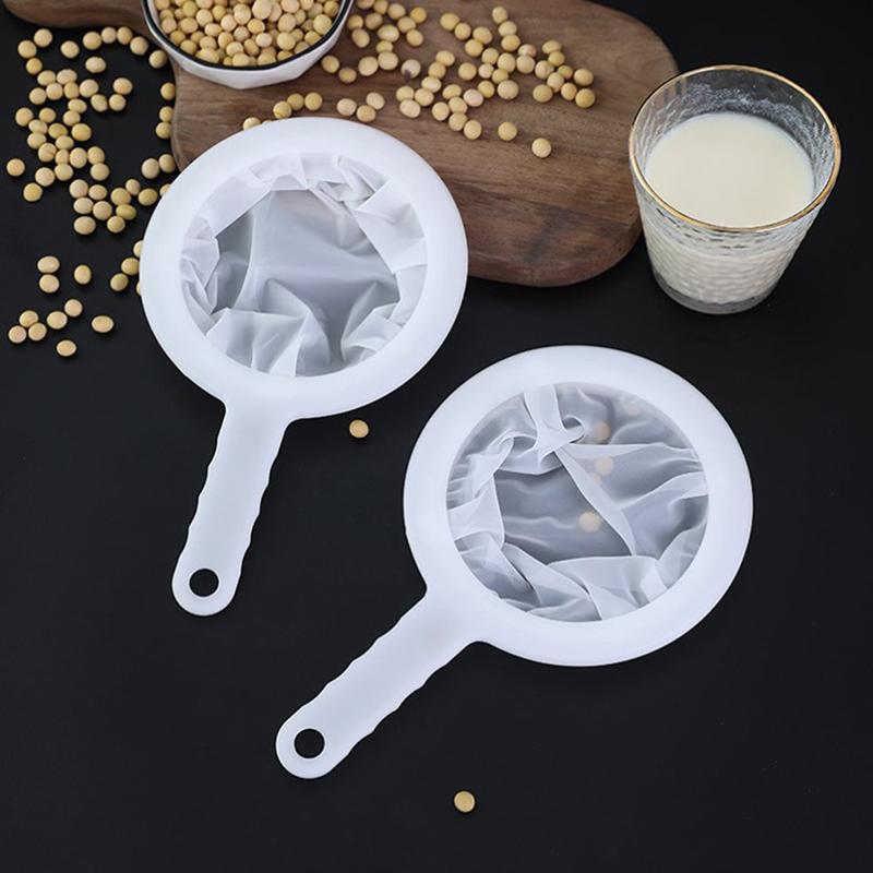 Sită reutilizabilă din nailon ultrafină cu ochiuri de filtru, lingură, 100 200 400