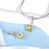 S925 Silver Turtle Pendant Fashion Beaded DIY Bracelet Jewelry Making Kit for Women Craft Accessories