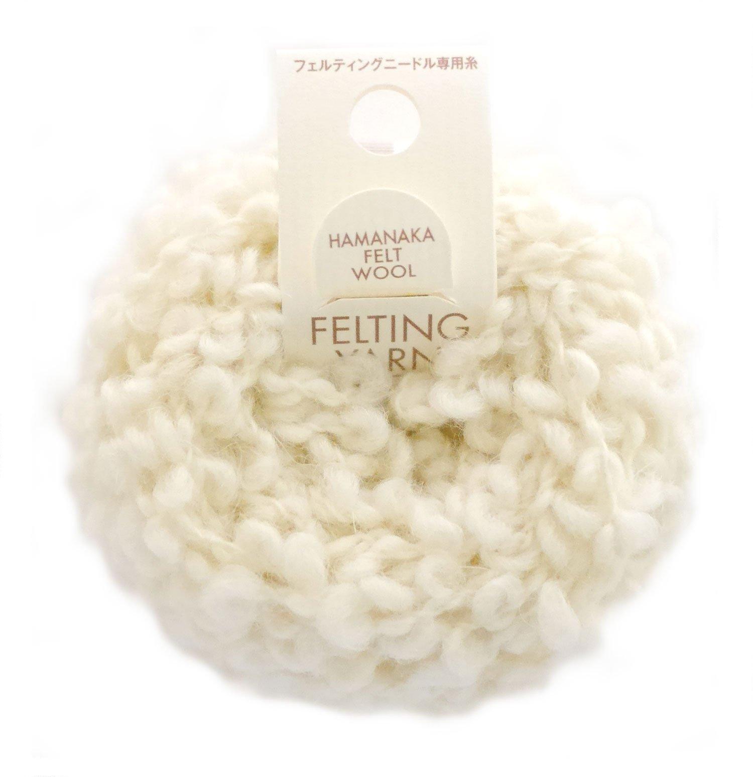 

Hamanaka Пряжа для валяння Петля, 10м, Кол. 1, Натуральний колір, H441-112-1