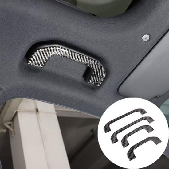 Carbon Fiber Inner inner door handle grab trim For Benz C-class W206