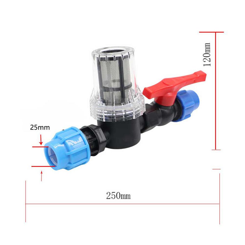 

Garden Water Filter Plastic Tube Filter Garden Watering Plastic Body Quick Installation Stainless Steel Mesh For Garden