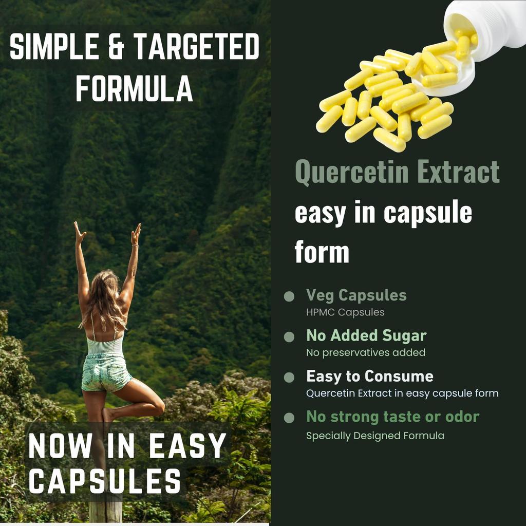 Quercetin Capsules | 60 Count | Dietary Supplement