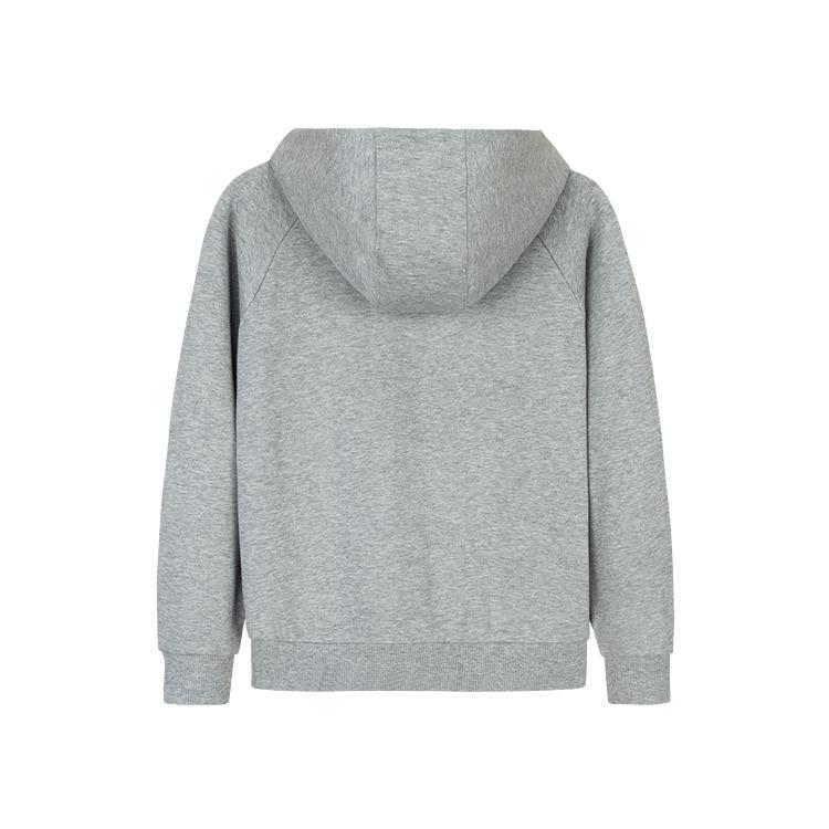 Nike Sweatshirt Versatile Comfortable Soft Solid Color Kids Tops Rock-Gray N32512367GS-001