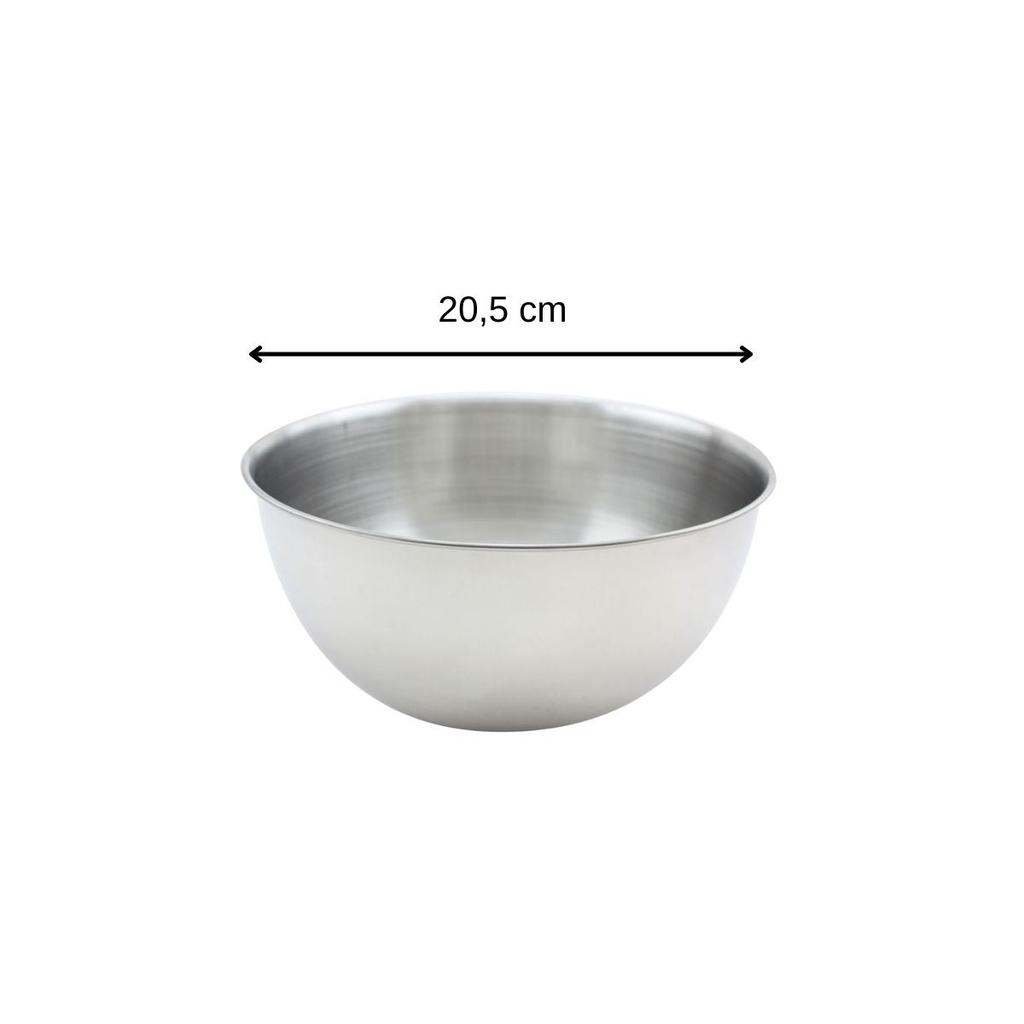 Stainless Steel Mixing Bowl 20.5 Cm In Diameter Fackelmann Basic Ref. 28660