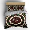 Stained Glass Rose Decoration Set Multiple sizes kid's and adults' bedroom Exquisite 3PC bedding set gift