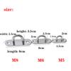 304-M6 M5 M8 Owalne Ucho Pokładowe Klamra Pokładowa Klamra U-bolt Zestaw Montażowy Żagla Cieniującego do Łodzi - Stal Nierdzewna 304 Klasy Morskiej