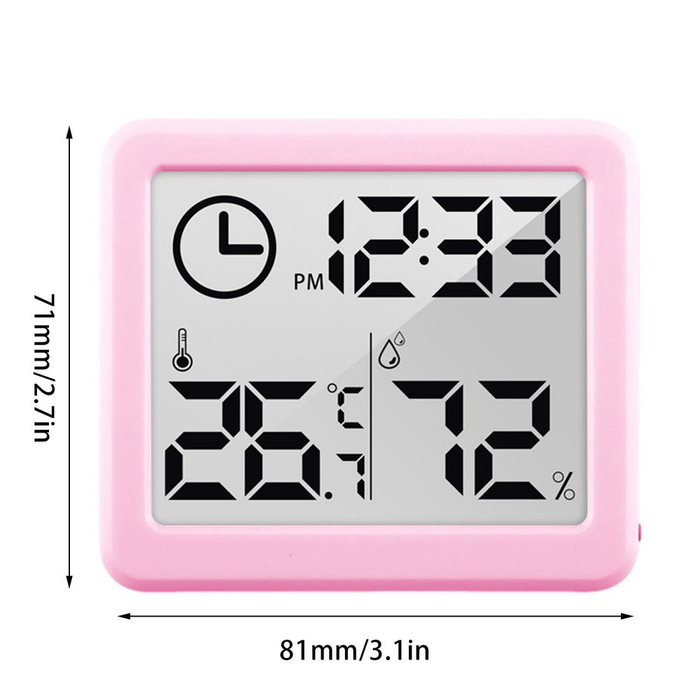 2022 LCD digitální teploměr vlhkoměr Vnitřní pokoj Elektronický měřič teploty vlhkosti Senzor Meteorologická stanice pro domácnost