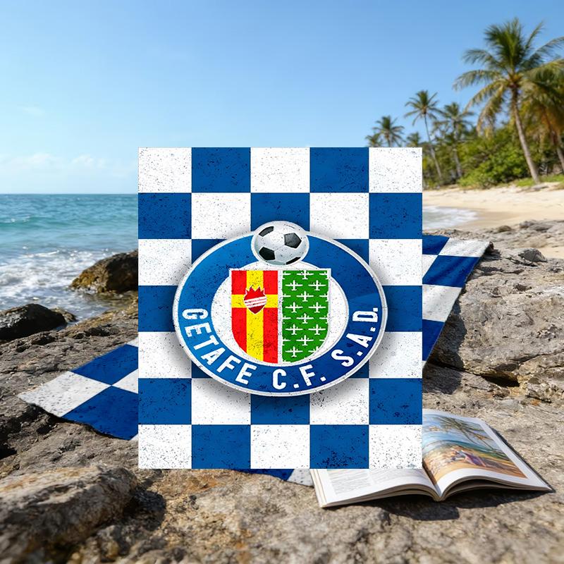 1pc Football Team (74) Beach Towel, Beach and Seaside Swimming Pool Equipment, Fashion Pattern, Rectangular, Travel Essentials
