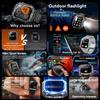 New 1400mAh Large Battery Military Outdoor 2.01 Inches Smart Watch Men 10ATM Waterproof Bluetooth Call Sports Smart Watch