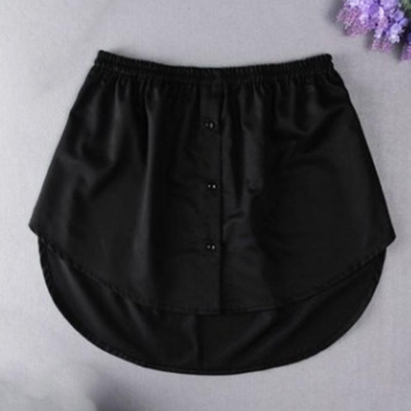 Fashion Women Adjustable Faux Top Mini Skirts Shirt Blouse Extender Layering Clothing Accessories