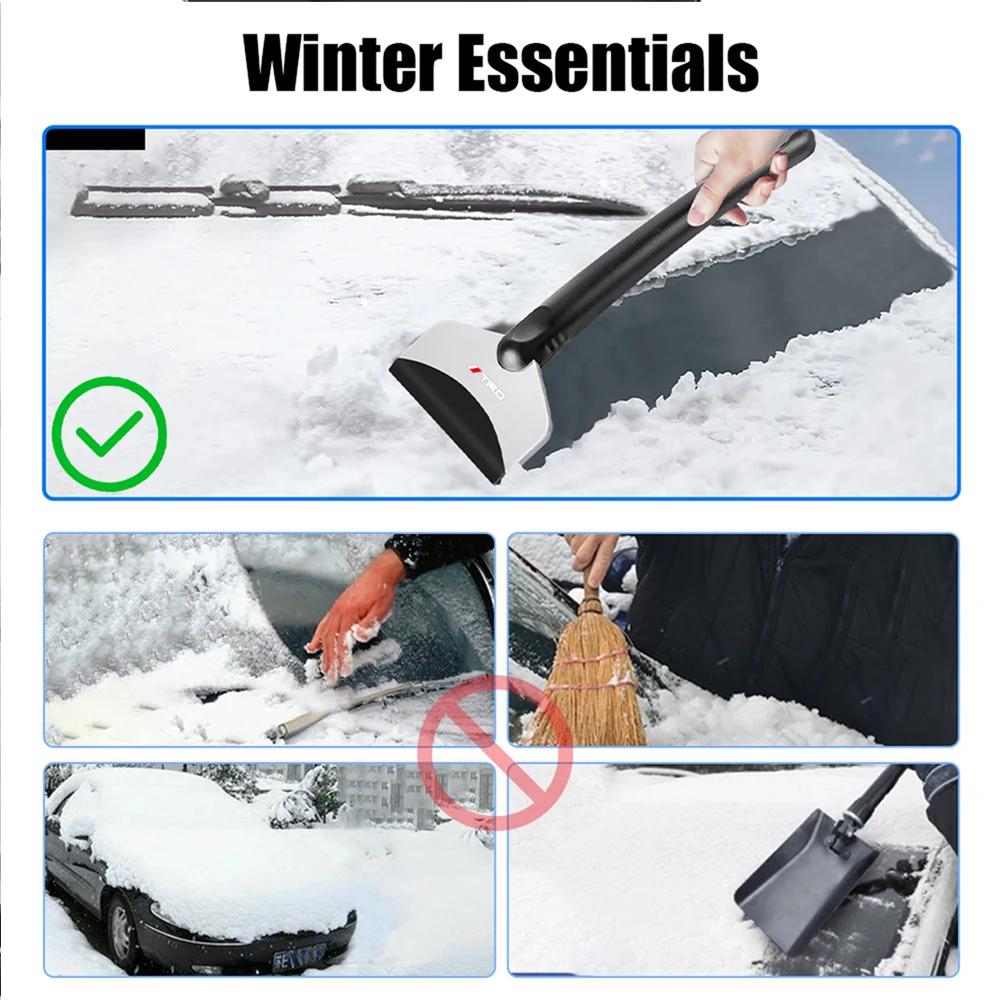 Pala da Neve per Auto Raschietto per Ghiaccio per Parabrezza Strumento per Raschiare il Ghiaccio Auto Multifunzione Per Toyota Corolla Yaris Chr Auris RAV4 Camry Highlander Prado