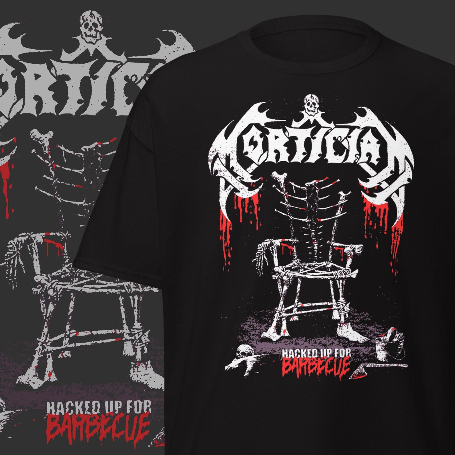 Mortician Band T-Shirt Old School Metal Merch Heavy Metal Apparel Deathgrind Tee S