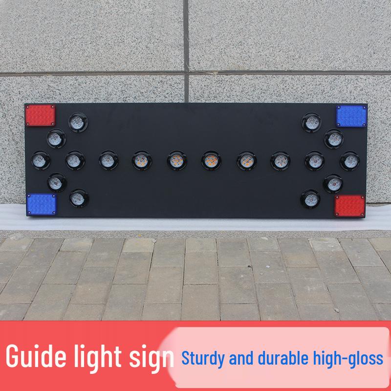 LED Flashing Arrow Light for Vehicle Guidance: Left & Right Indicator Lights for Engineering and Sprinkler Trucks. 1.2x0.4 meters
