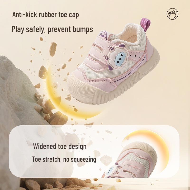 2026 Spring Children's Non-Slip Cartoon Shoes - Soft Sole, Breathable Toddler Shoes for Boys & Girls