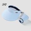 Air Circulation Hat Women Sun Empty Top Adjustable Buckle Foldable Cool Summer Outdoor Cap Cycling Hiking