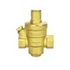 Water Pressure Regulator Brass Pressure Regulator DN20 Brass Adjustable Water Pressure Regulator Reducer with Gauge Meter