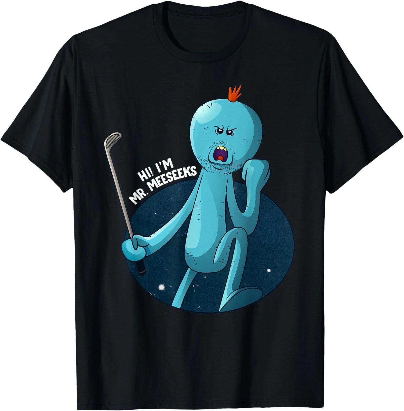 Mademark x Rick and Morty - Rick and Morty Shirt Stressed Meeseeks T-Shirt T-Shi S