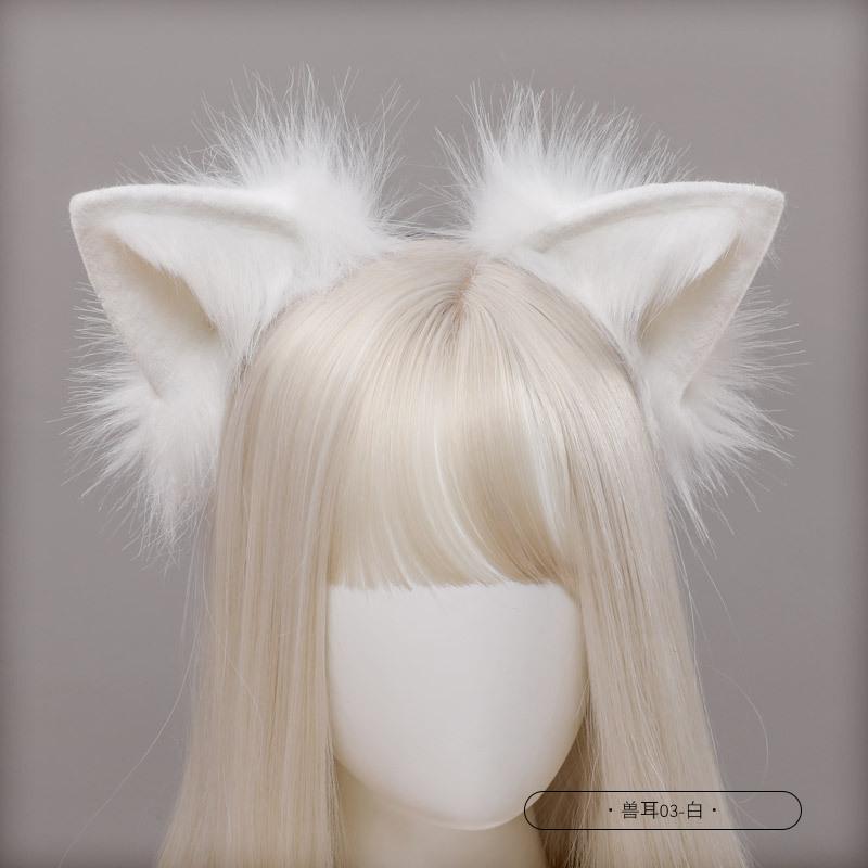 Handmade Simulation Beast Tail Cute Cosplay Dress Up Comic Show Fashion Accessories Handmade Plush Fox Tail