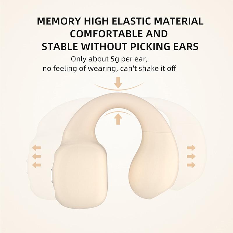 The  Air7 Ear Clip Bluetooth Headset High-Power Single-Ear Wireless Gaming Headset The Ear Concept Bone Conduction