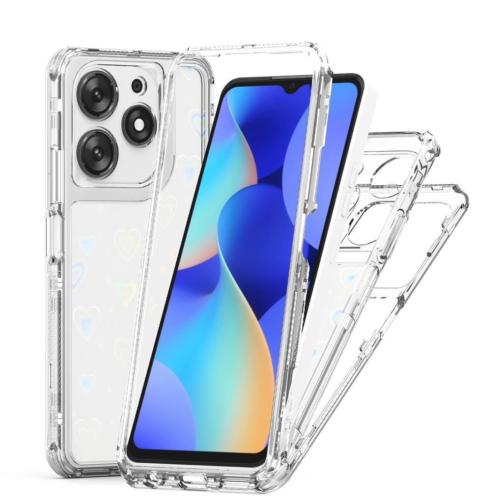 For TECNO Spark 10 Pro Case Precise Cutouts Acrylic TPU Clear Phone Cover with Laser-printed Film