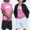 Nike T-Shirt Buchstabenaufdruck Pullover Rundhals Kurzarm Kinder Oberteile Alchemy-Pink FN9673-605
