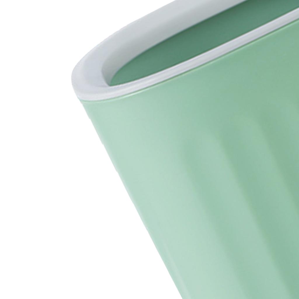 Desktop Trash Can Pressure Ring Simple Mini Rubbish Can Fashionable Rubbish Bin for Dormitory