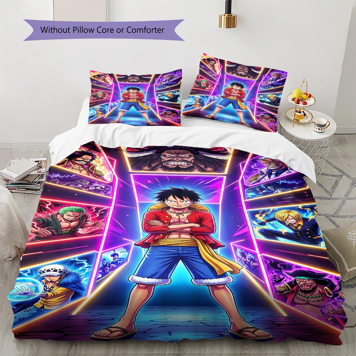 

One Piece Patterned Bedding Pillowcase & Duvet Cover Set for Home Decor Birthday Gift (1 * duvet cover + 2 * pillowcase, without core) 135x200cm