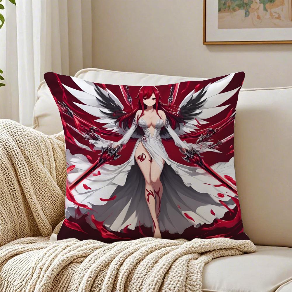 Anime Shonen FFairy TTail Kissenbezug Kissenhülle Milbenschutz Wohnzimmer Sofa Dekor Kissen Raum