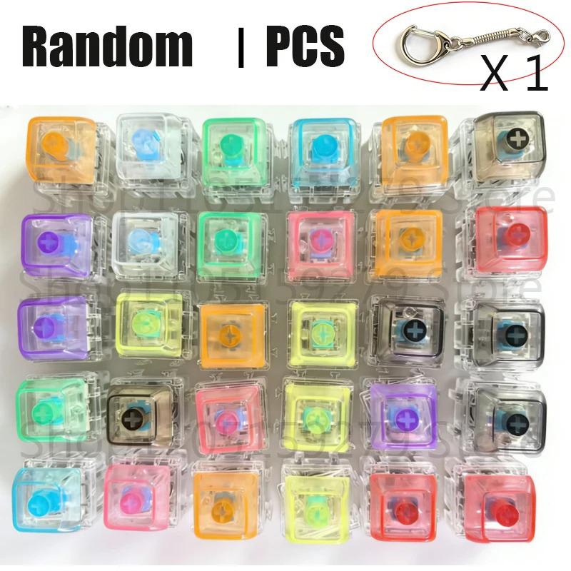 

**New LED Keyboard Keychain Fidget Toy Crystal Clicker Sensory Toy for Stress Relief Keyboard Keychain Fidget Gadget Adults Kids