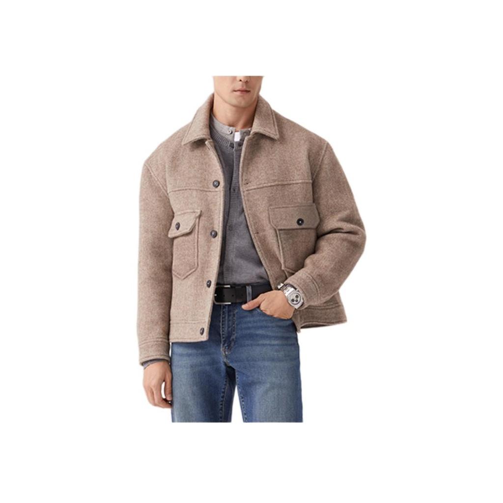 Levis SS25 New Year Limited Edition Double Pocket Button Closure Comfortable Jacket Men Jacket Light-Brown 0036D-0000