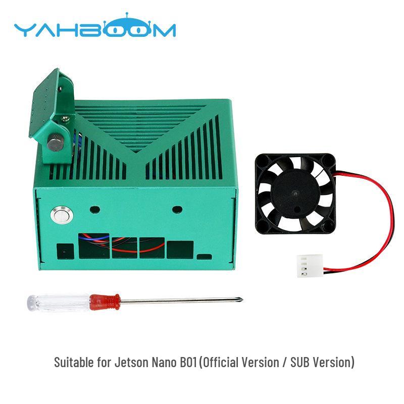 NVIDIA Jetson Nano/NX/TX2 Aluminum Case for Orin - Durable Metal Chassis with Heat Dissipation Base Model