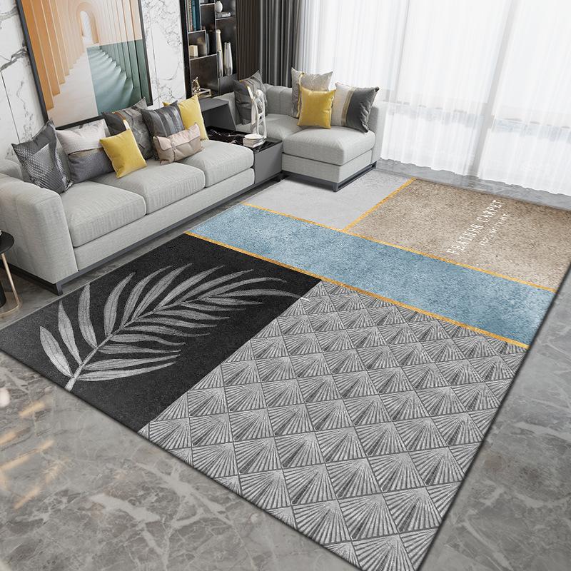 Dywan Nordic Salon Jasny Luksusowy Stolik Kawowy Maty Sypialnia Duży Dywan Kuchnia Antypoślizgowe Dywany