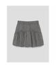 8seconds Check Ribbon Balloon Mini Skirt Black