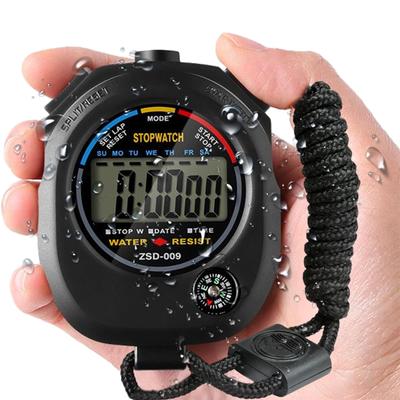 Aninako Stopwatch Sports Digital Watch Timer Waterproof High Precision Stopwatch for Referees and Training Coaches with 2 Date Display Functions and